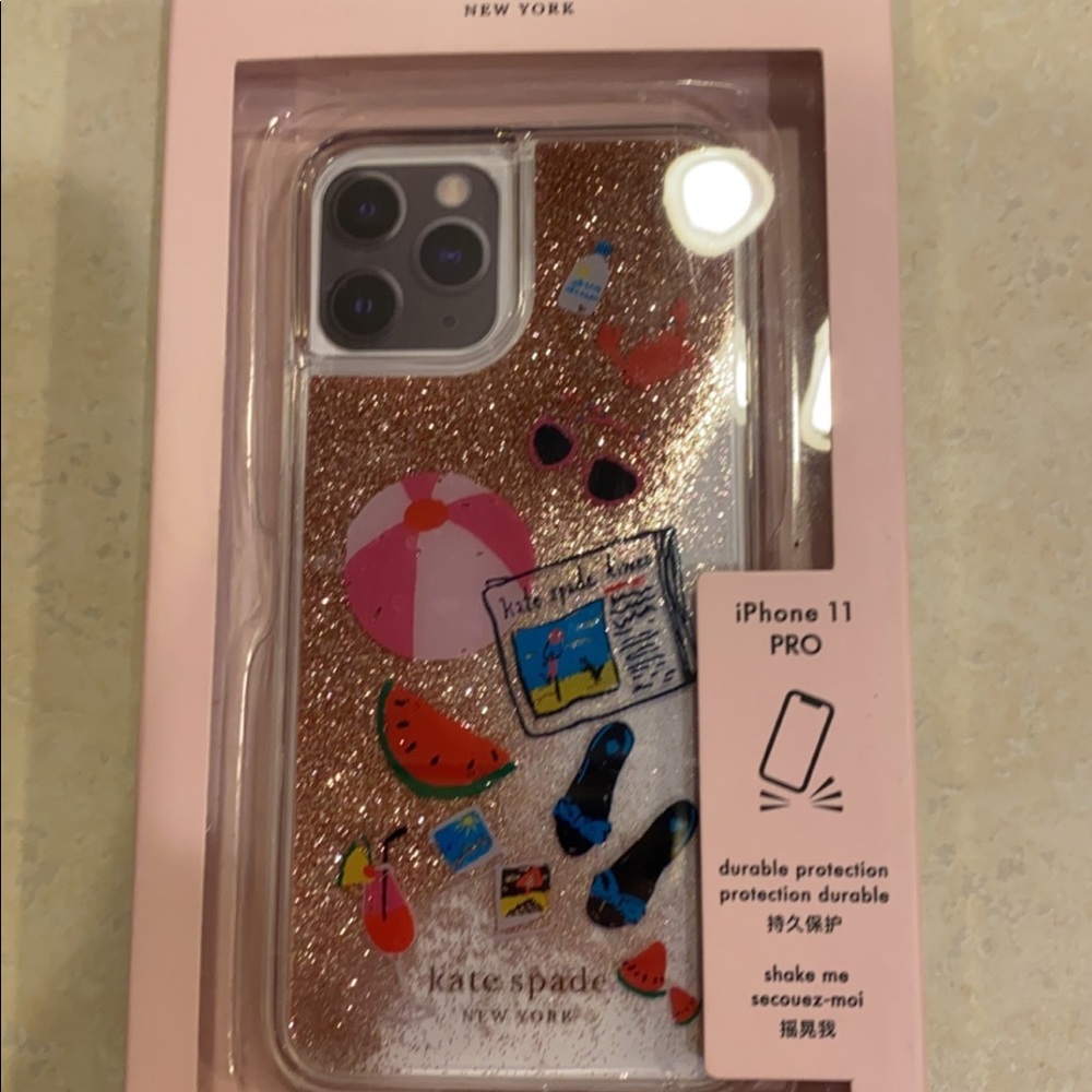 Kate Spade iPhone 11 Pro Beach Themed Case